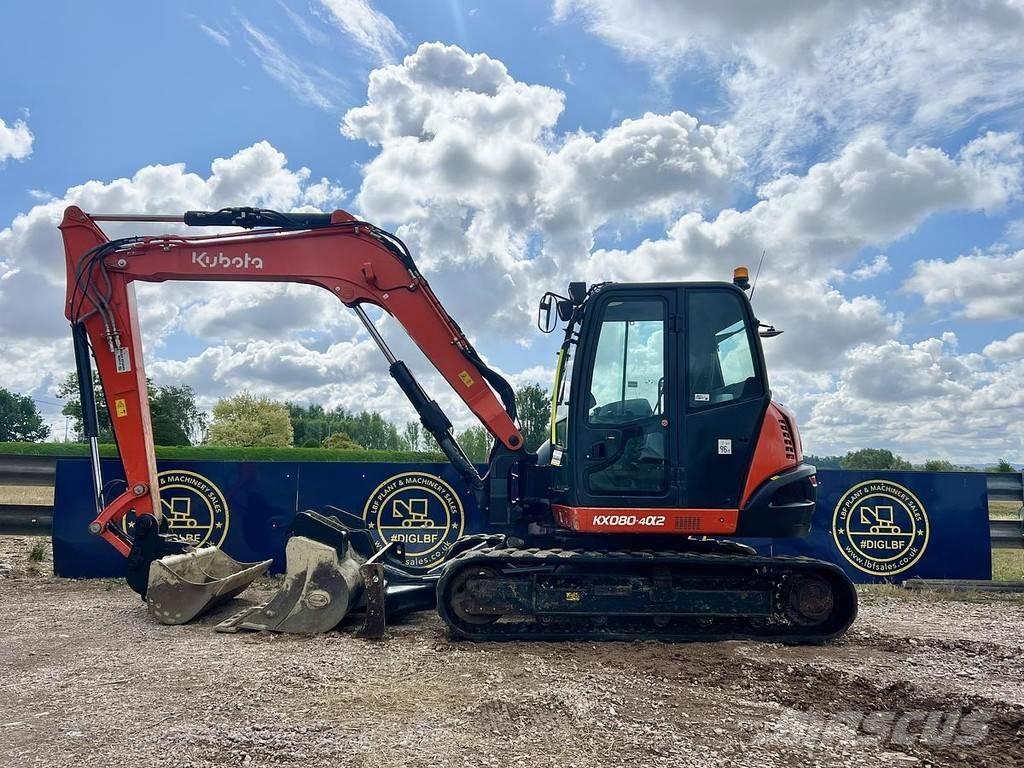 Kubota KX080-4 特殊挖土機/掘鑿機/挖掘機