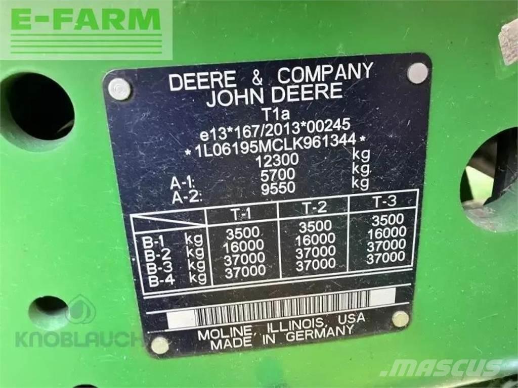 John Deere 6195m 曳引機