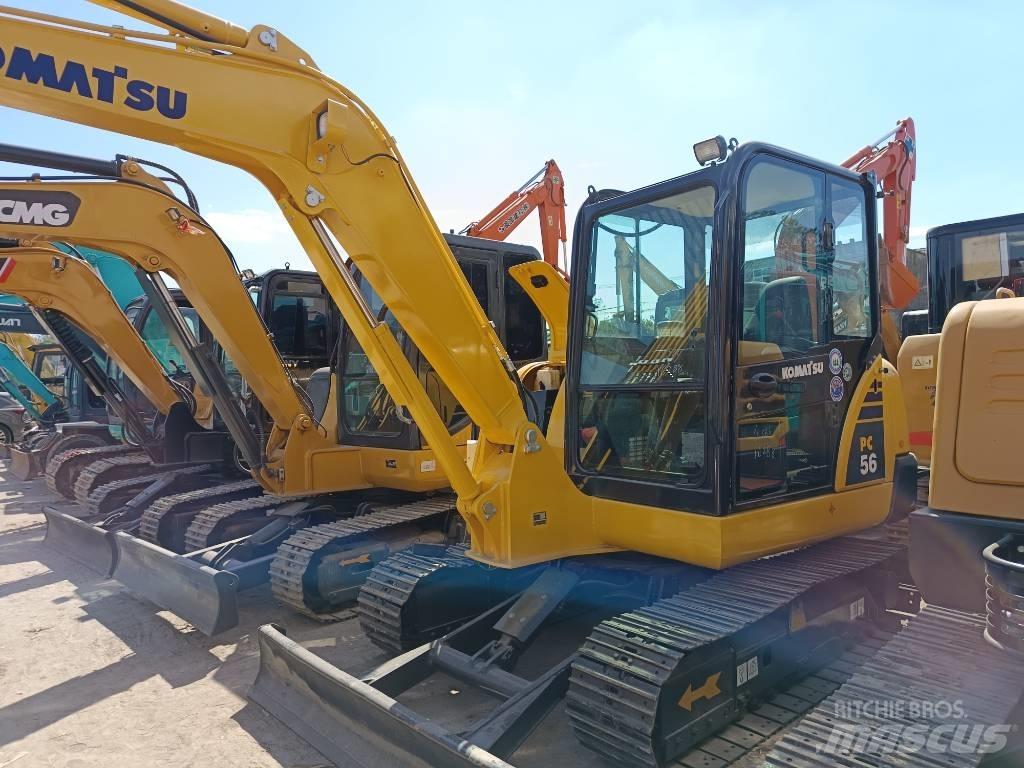 Komatsu PC 56 小型挖土機/掘鑿機<7t(小型挖掘機)