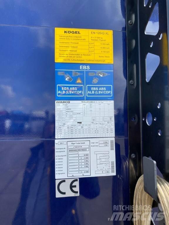 Kögel S 24 篷布半拖車