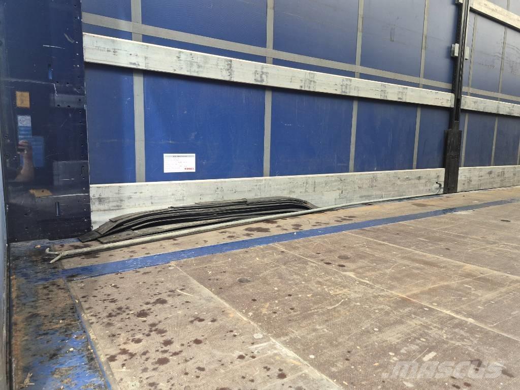 Kögel S 24 coil 篷布半拖車