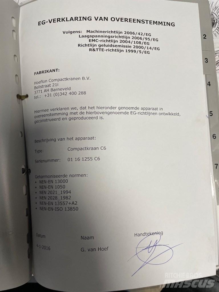 Hoeflon C 6 SOLD 小型起重機