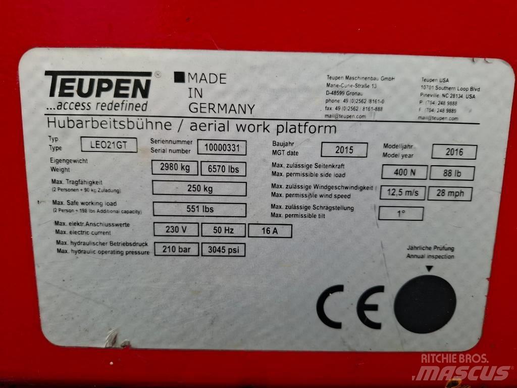 Teupen LEO 21 GT 曲臂高空作業車