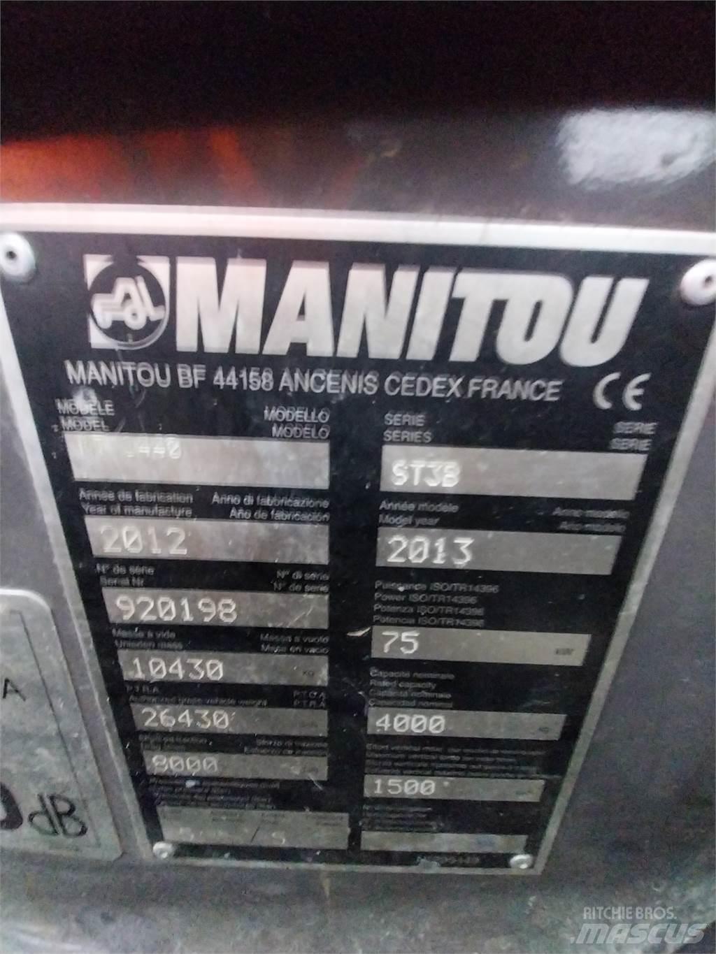 Manitou MT1440 伸縮臂操作車