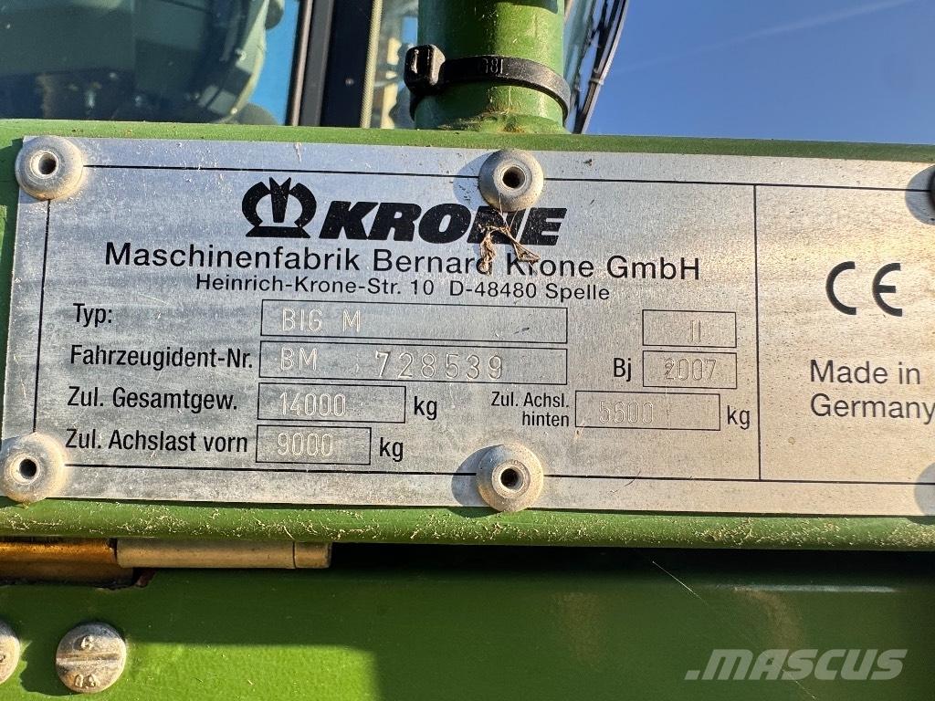 Krone Big M II 割草劑