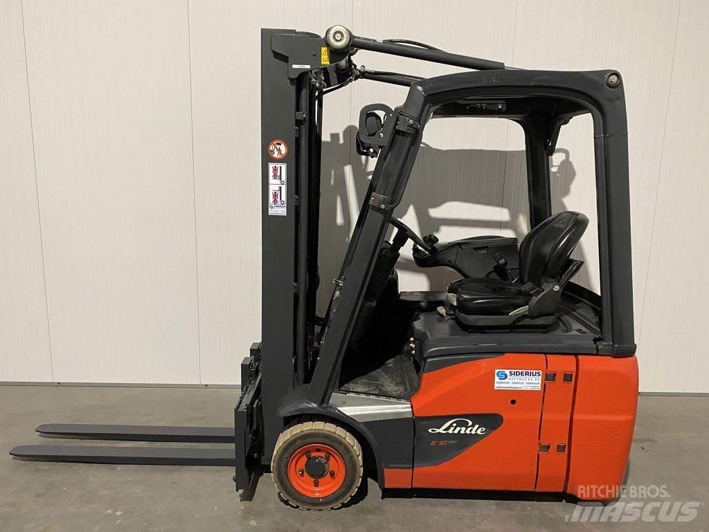 Linde E16C-02 電動堆高機