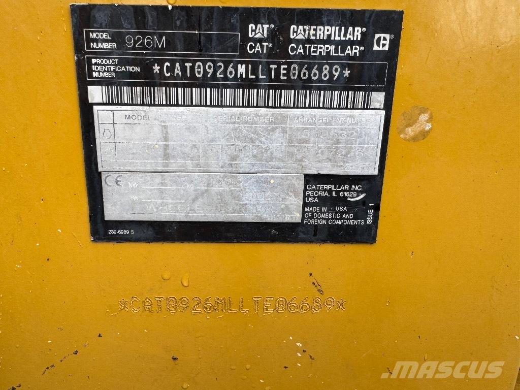 CAT 926 M 輪胎式裝載機