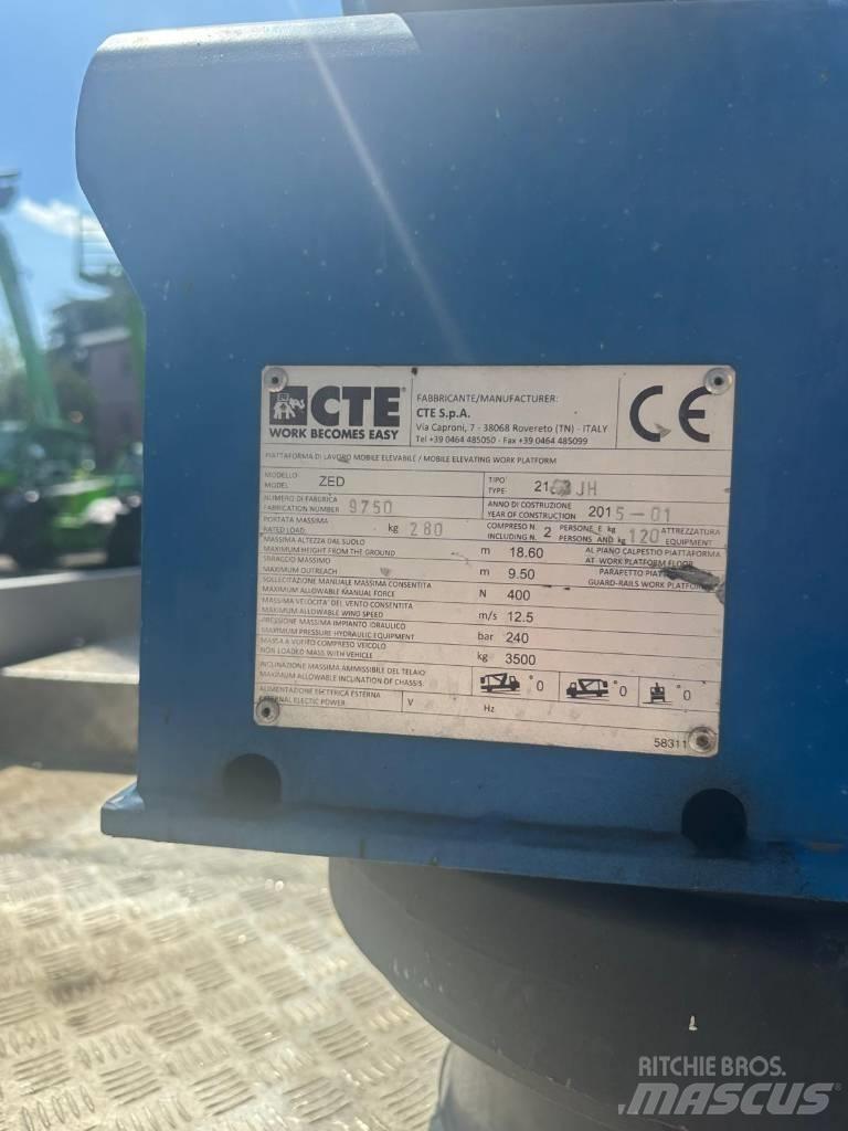 CTE ZED 21.2 JH 卡車裝載高空作業車