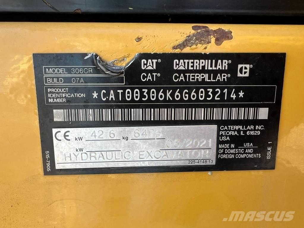 CAT 306CR 小型挖土機/掘鑿機<7t(小型挖掘機)