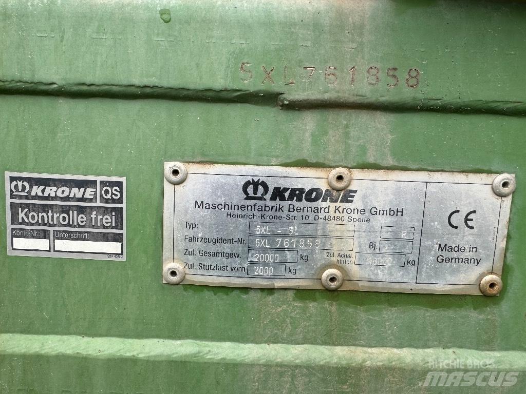 Krone 5 XL GL 自裝式拖車
