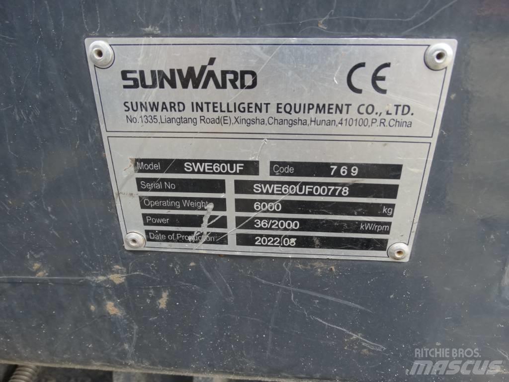 Sunward SWE 60 UF 中型挖土機/掘鑿機/挖掘機 7t-12t
