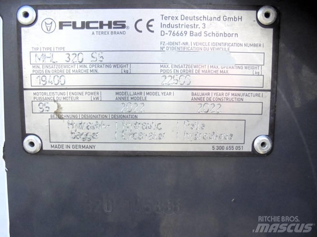 Fuchs MHL 320 廢棄物/工業用操作車