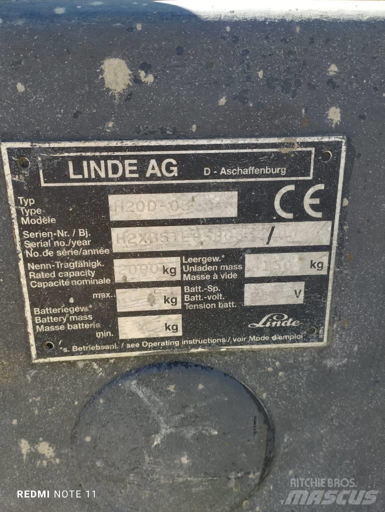Linde H 20 D 柴油卡車