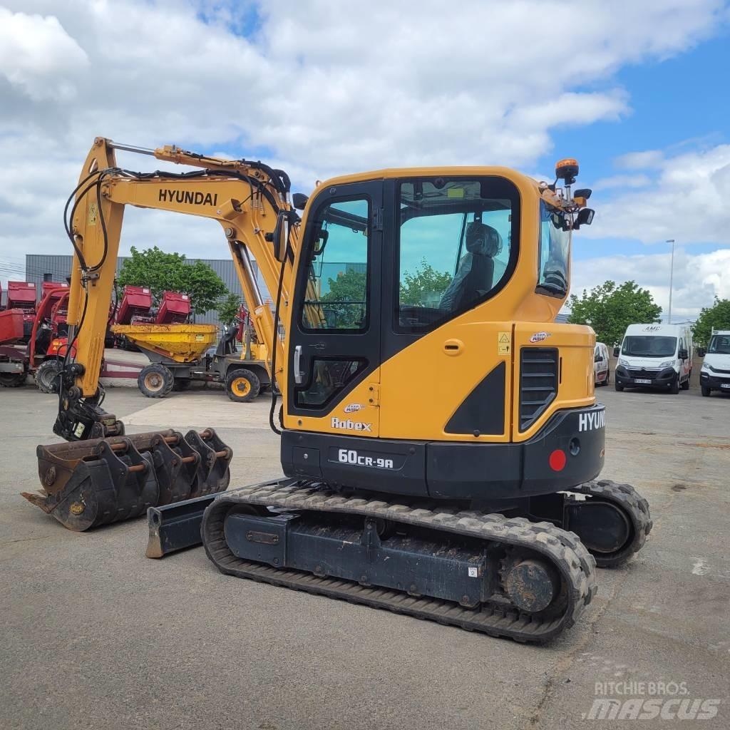 Hyundai R60CR9 小型挖土機/掘鑿機<7t(小型挖掘機)