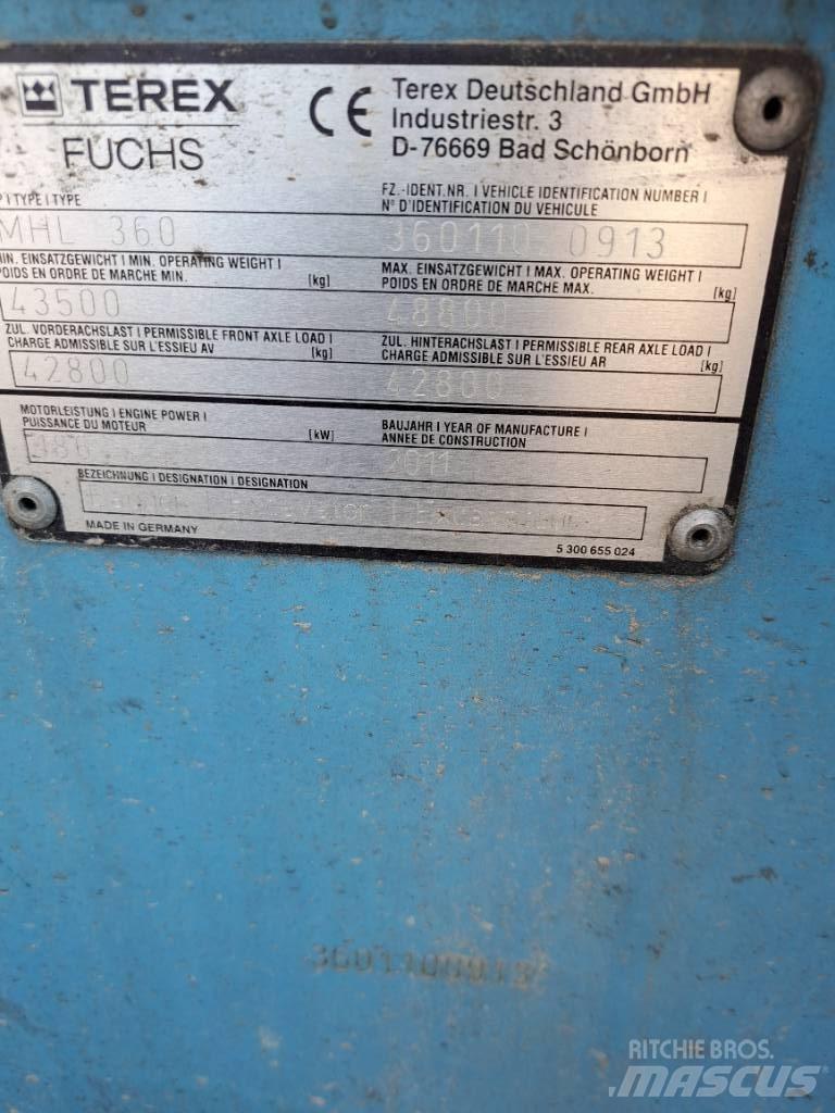 Fuchs MHL360D 廢棄物/工業用操作車