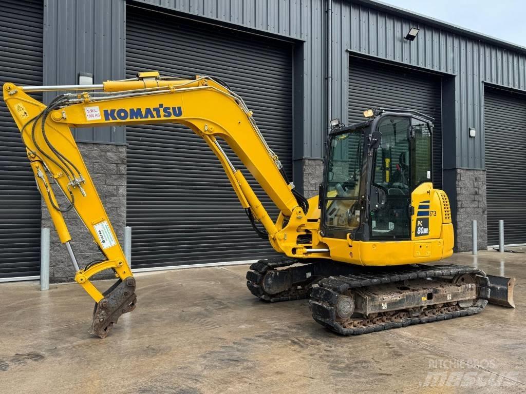 Komatsu PC 80 MR-5 中型挖土機/掘鑿機/挖掘機 7t-12t