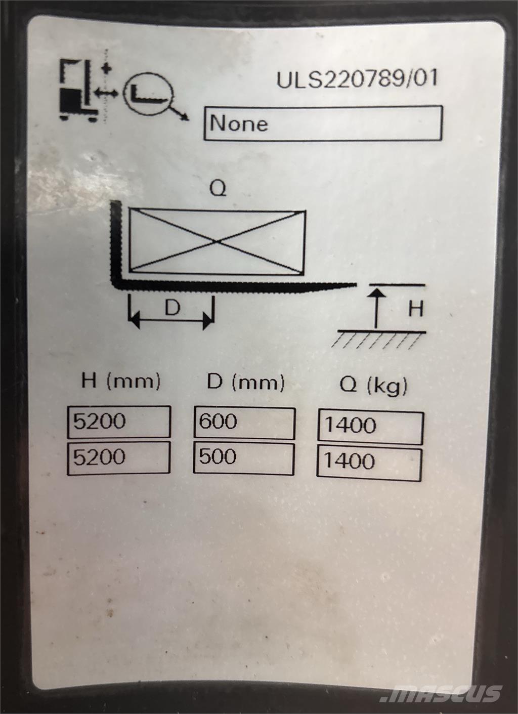 Atlet ULS140 前伸式堆高機(叉車)
