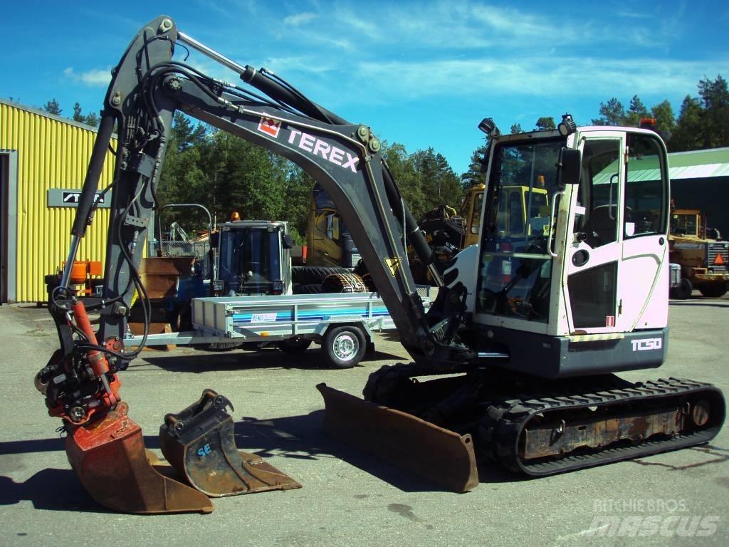Terex TC 50 小型挖土機/掘鑿機<7t(小型挖掘機)