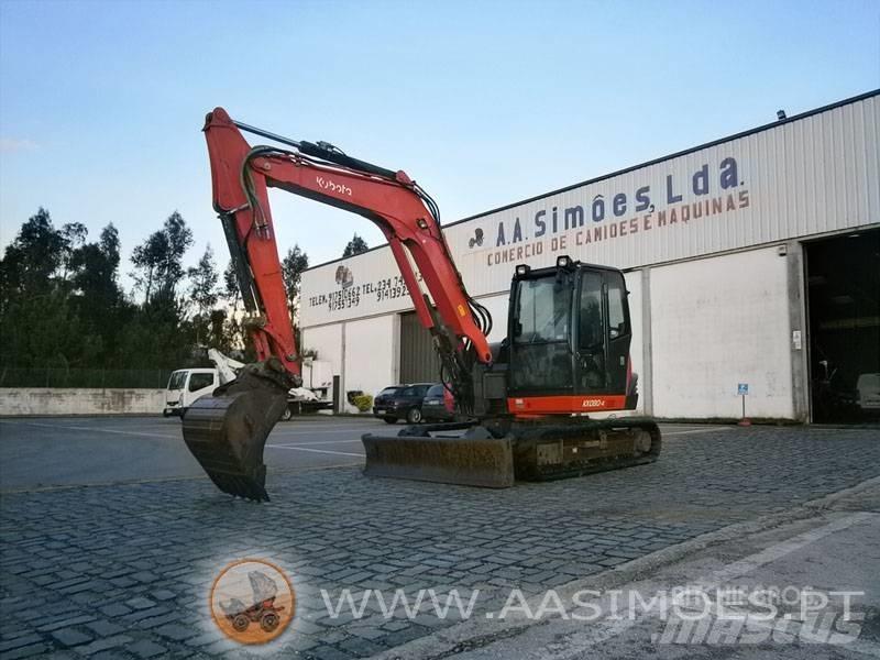 Kubota KX 080-4 中型挖土機/掘鑿機/挖掘機 7t-12t