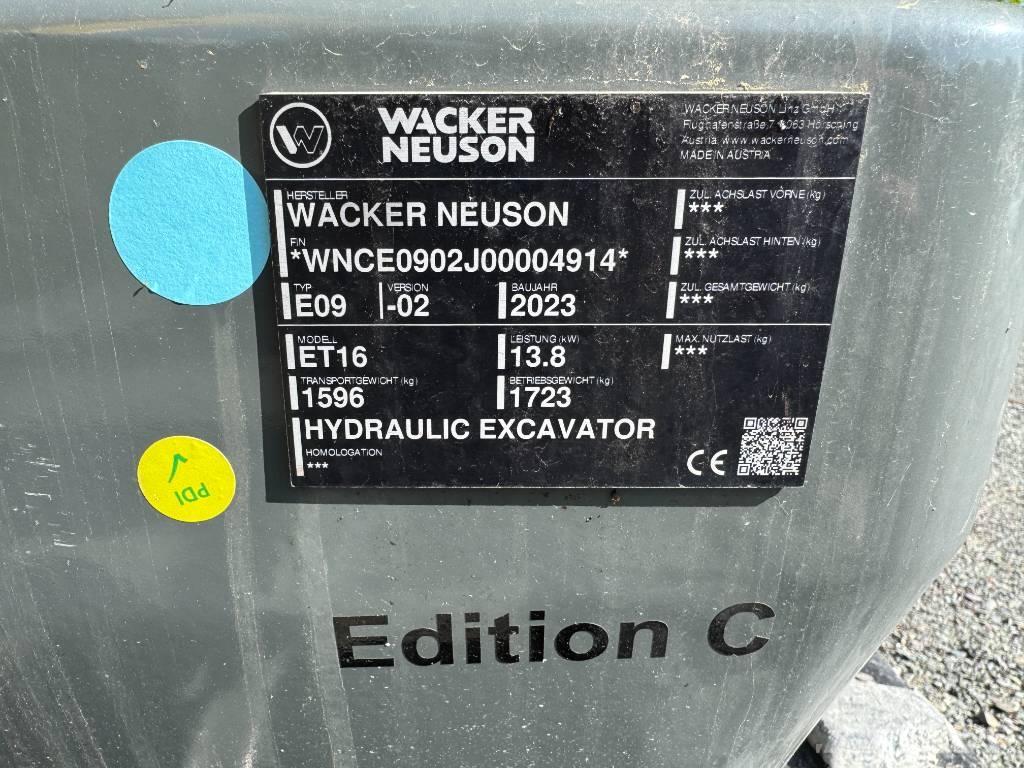 Wacker Neuson ET16 履帶式 挖土機/掘鑿機/挖掘機