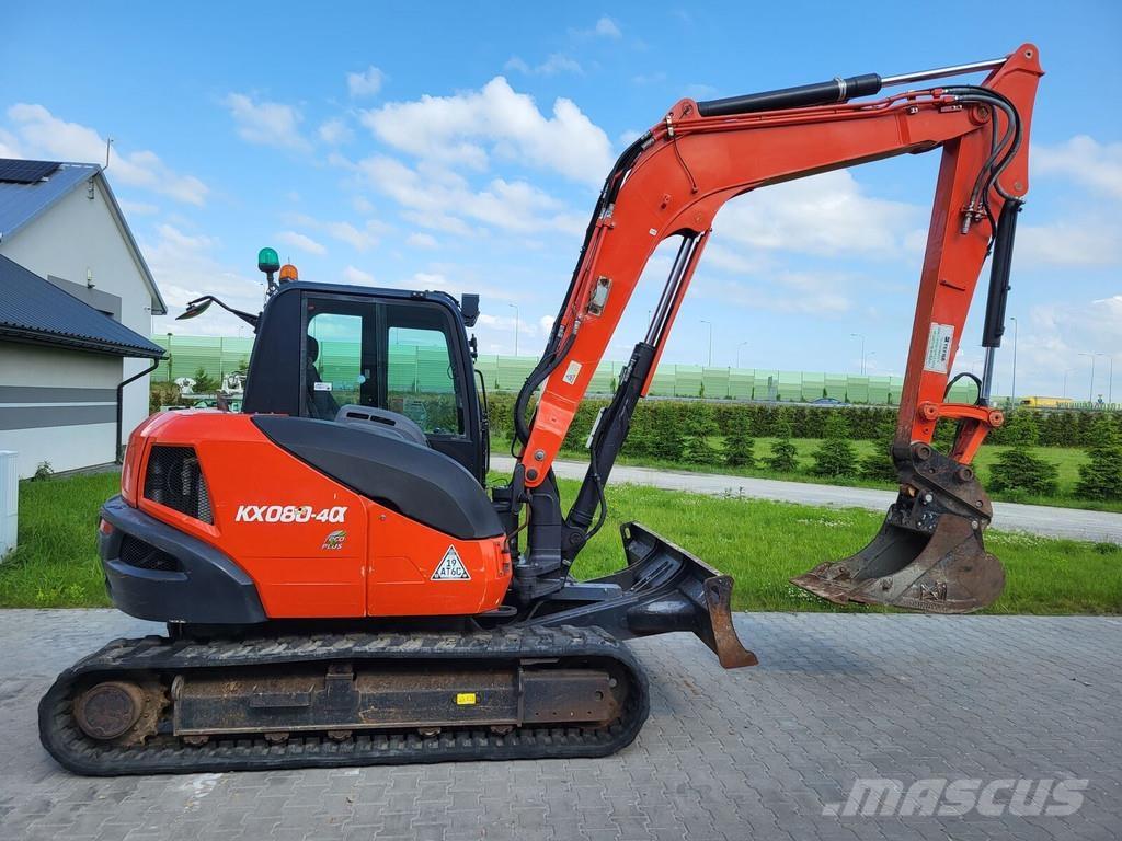 Kubota KX080-40 小型挖土機/掘鑿機<7t(小型挖掘機)