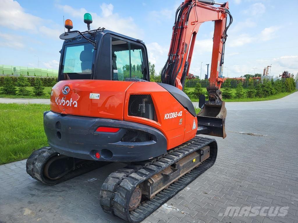 Kubota KX080-40 小型挖土機/掘鑿機<7t(小型挖掘機)