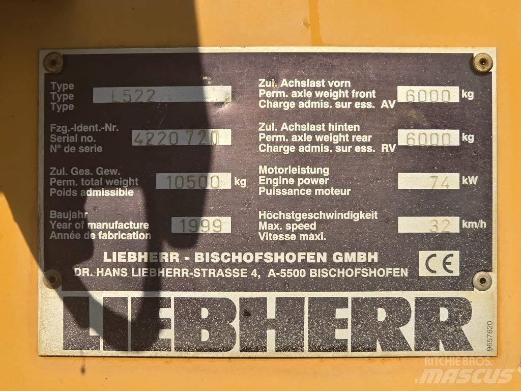 Liebherr L522 輪胎式裝載機