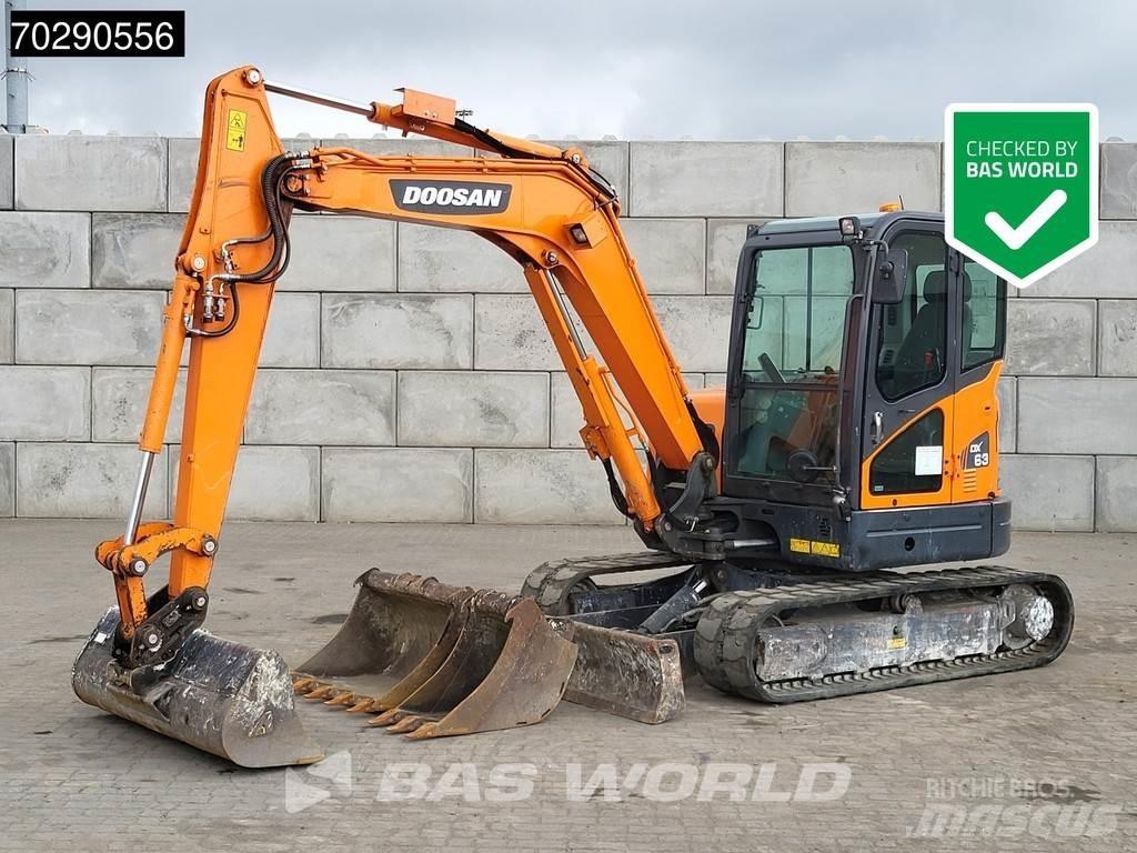 Doosan DX63-3 小型挖土機/掘鑿機<7t(小型挖掘機)