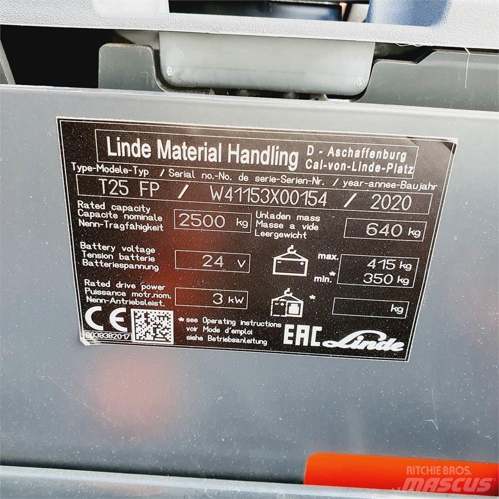 Linde T25FP 低架升降機
