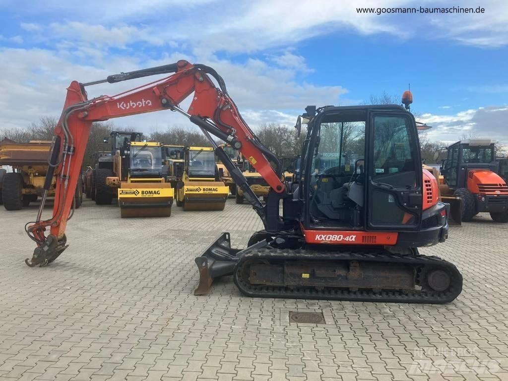 Kubota KX080-4a 中型挖土機/掘鑿機/挖掘機 7t-12t