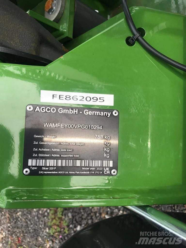 Fendt Slicer 320 P 割草劑