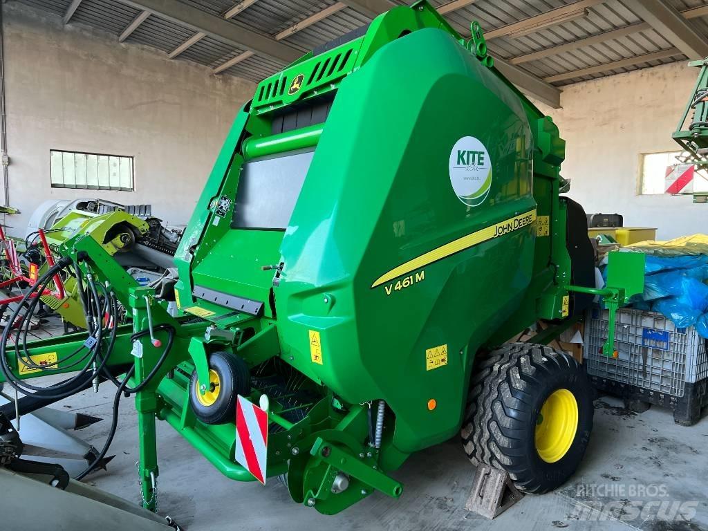 John Deere V461M 圓型牧草打包機