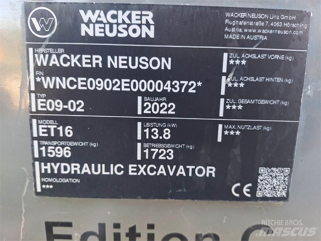 Wacker Neuson ET16 履帶式 挖土機/掘鑿機/挖掘機