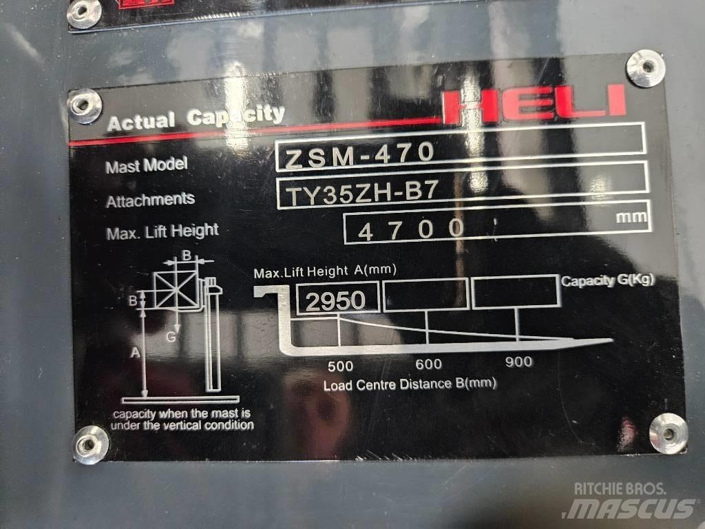 Heli CPCD 35 KU17G3 柴油卡車