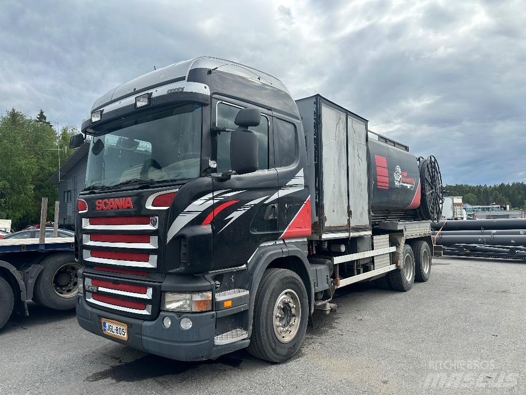 Scania R470 6x2 組合/真空油槽車