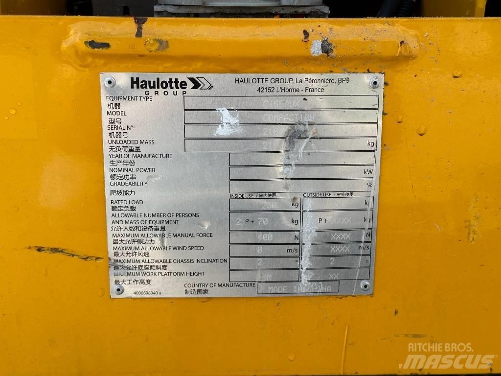 Haulotte COMPACT 10N 剪式升降機