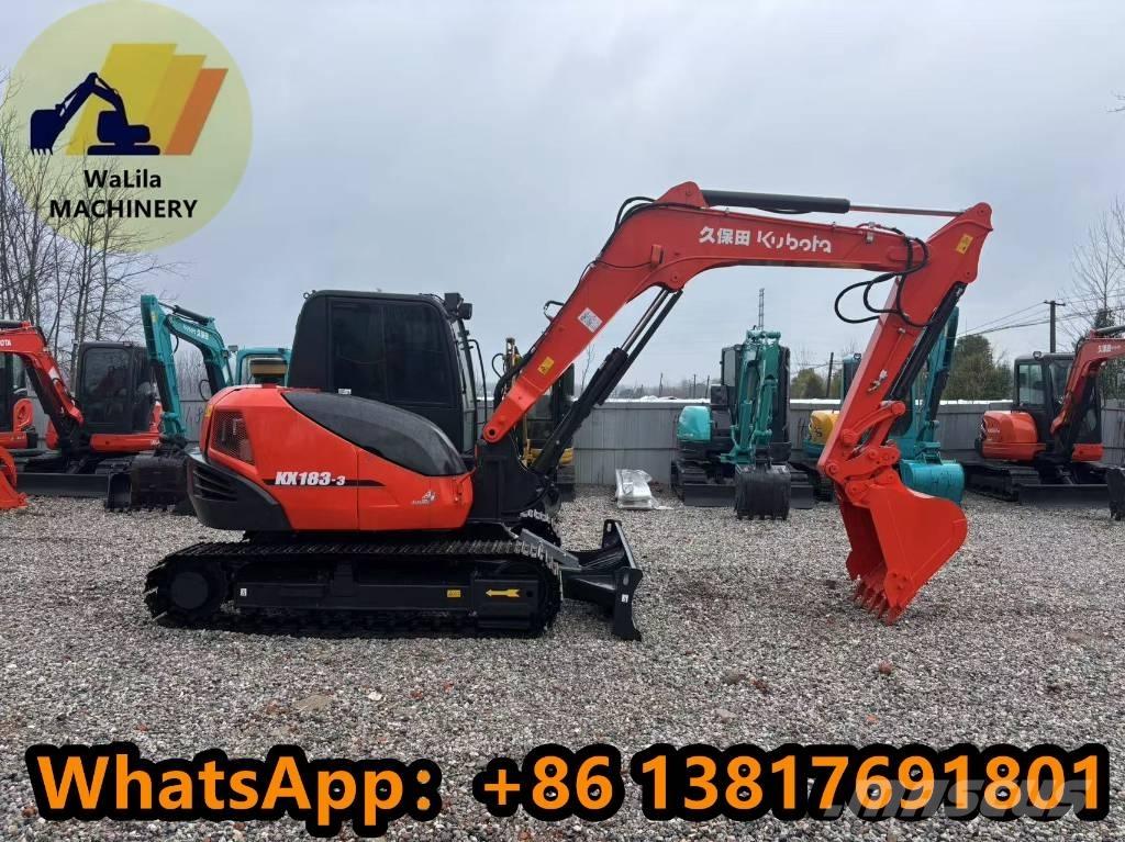 Kubota KX 183-3 小型挖土機/掘鑿機<7t(小型挖掘機)