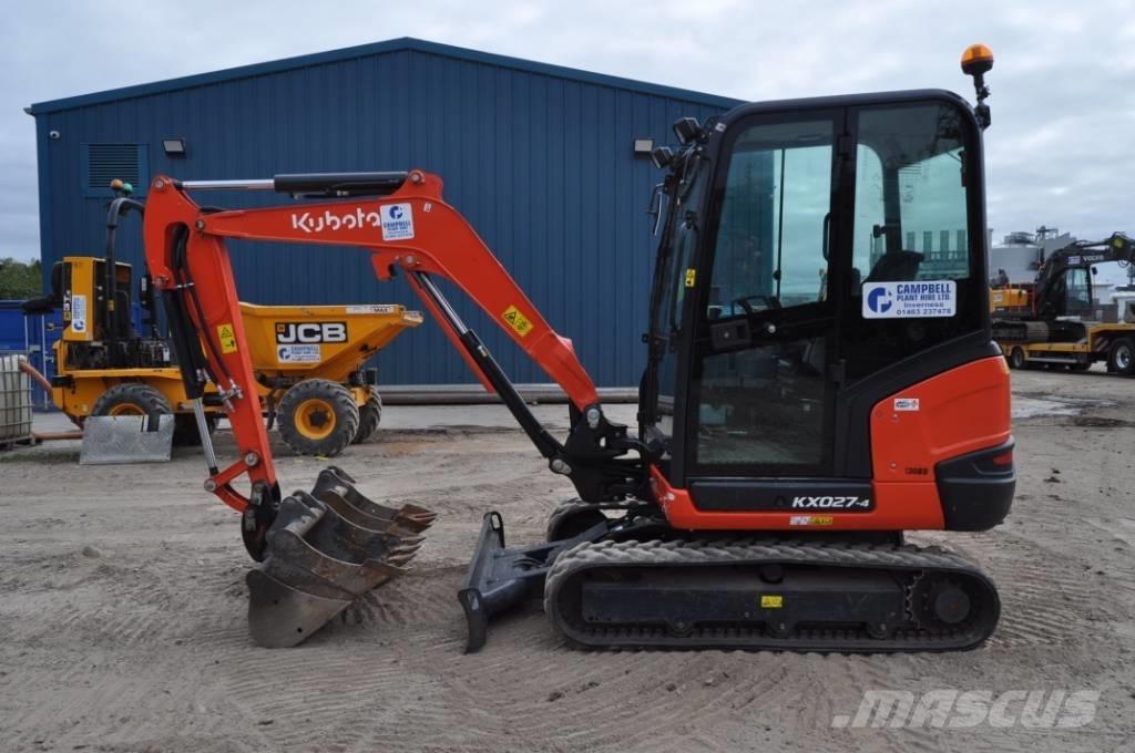 Kubota KX 027-4 小型挖土機/掘鑿機<7t(小型挖掘機)