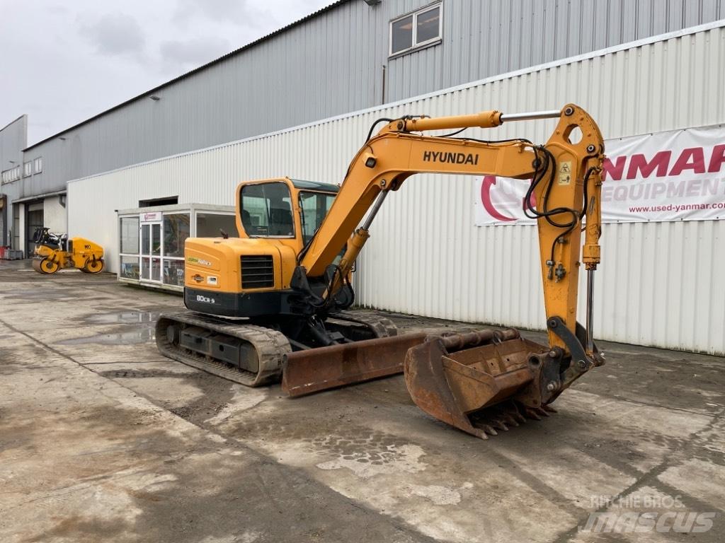 Hyundai R80CR-9 中型挖土機/掘鑿機/挖掘機 7t-12t