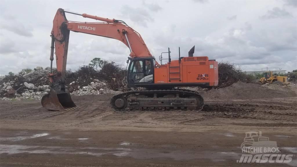 Hitachi ZX 670 履帶式 挖土機/掘鑿機/挖掘機