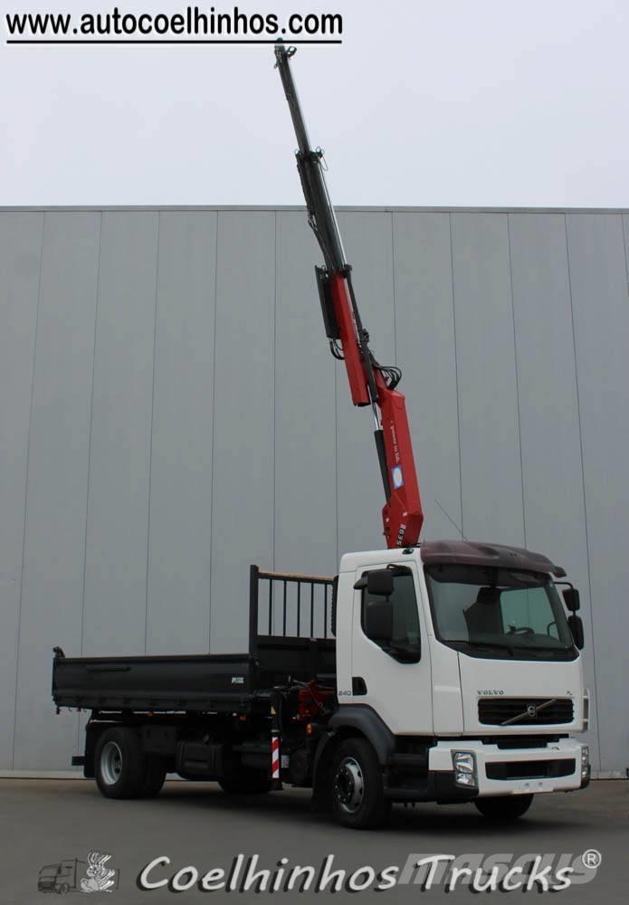 Volvo FL 240 + HMF 635 傾卸式卡車
