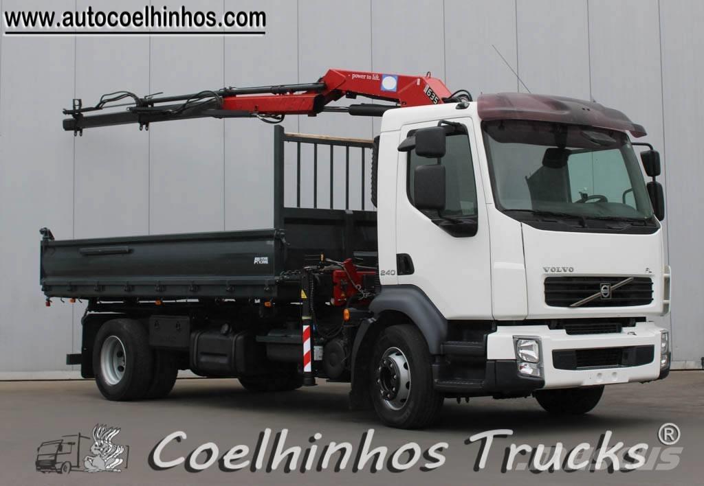 Volvo FL 240 + HMF 635 傾卸式卡車