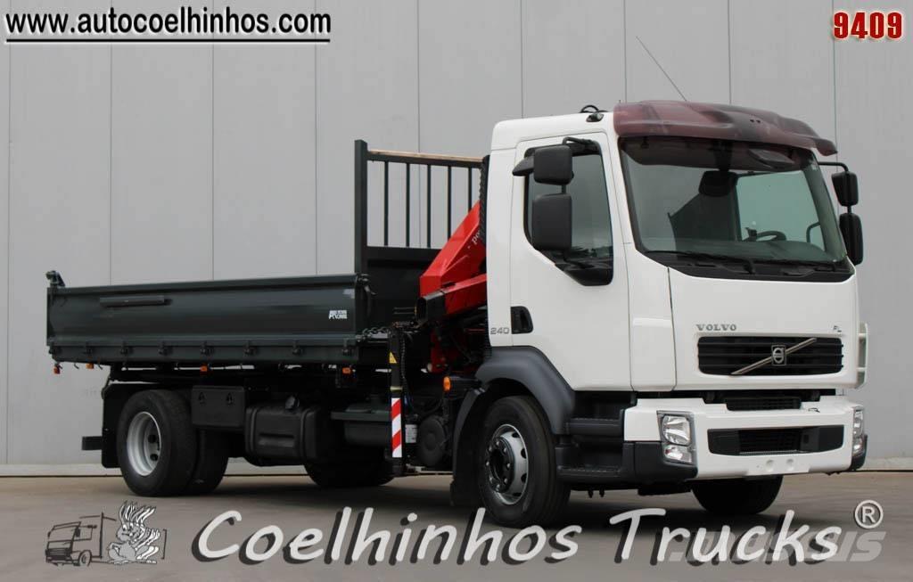 Volvo FL 240 + HMF 635 傾卸式卡車