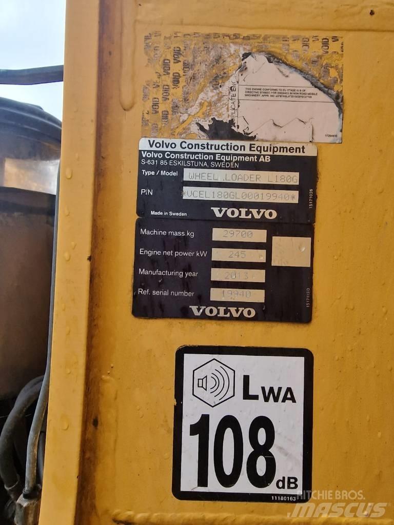 Volvo L180G Bj 2013' 輪胎式裝載機