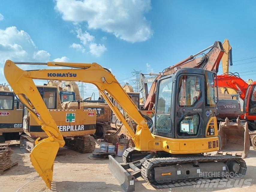 Komatsu PC 55 小型挖土機/掘鑿機<7t(小型挖掘機)