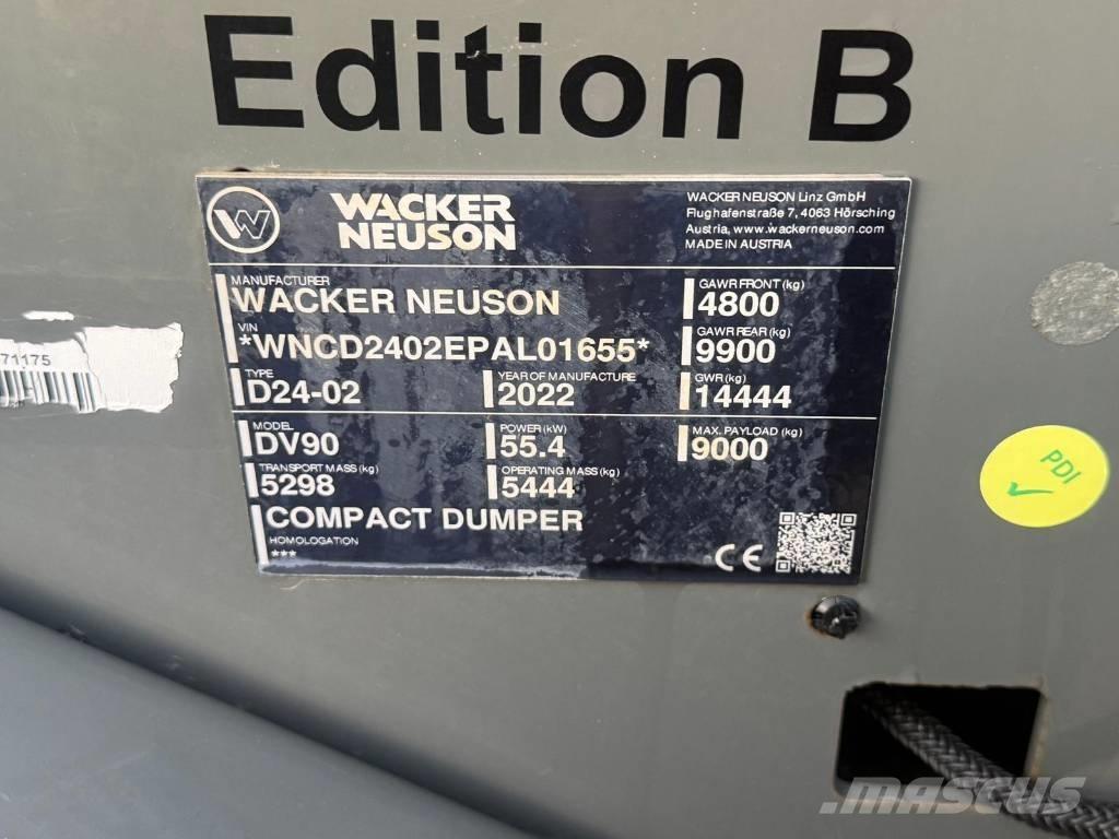 Wacker Neuson DV90 側卸礦車
