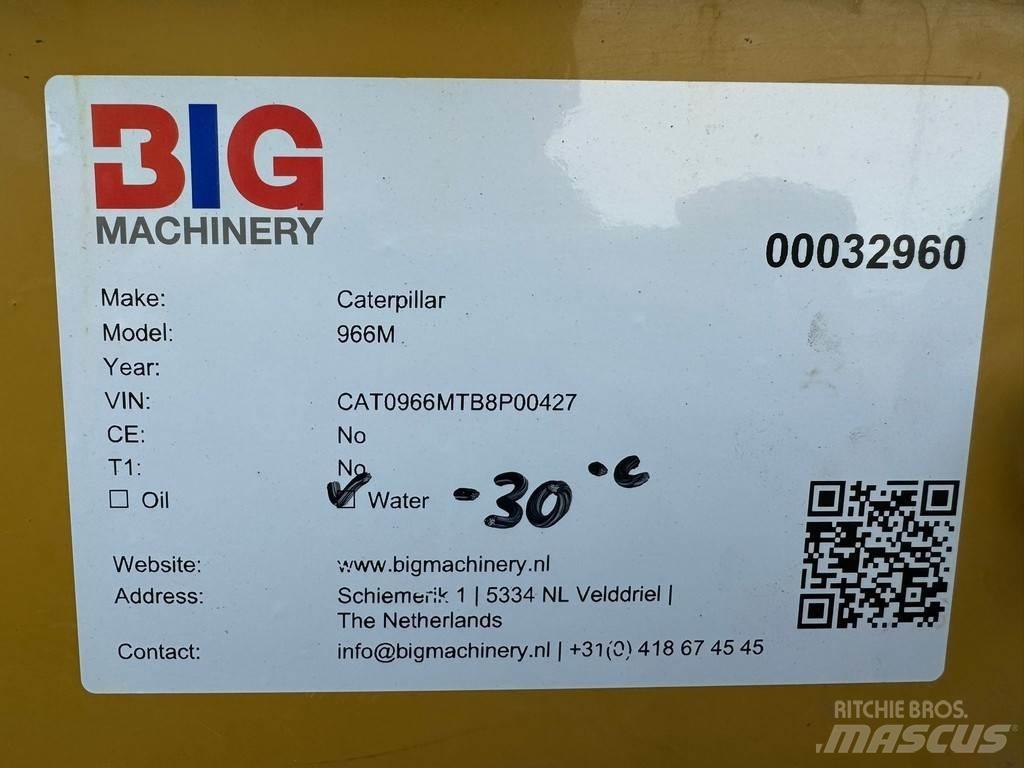 CAT 966M XE 輪胎式裝載機