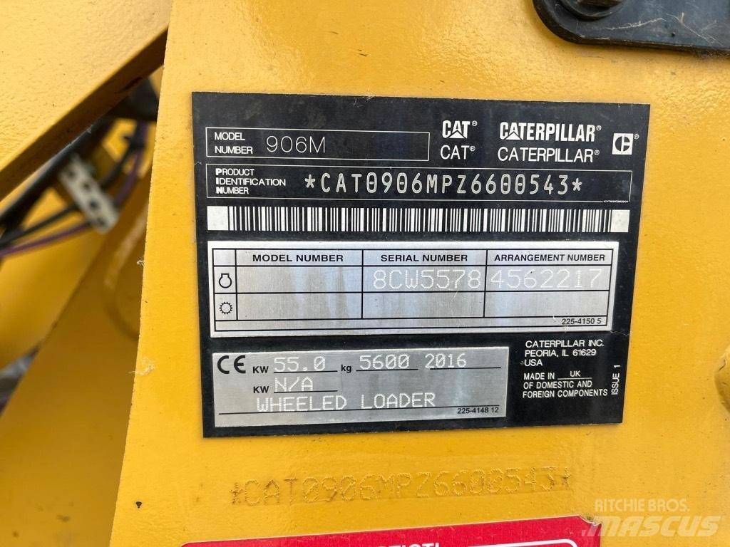 CAT 906M 輪胎式裝載機