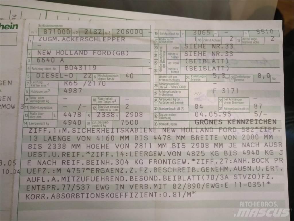 Ford 6640 曳引機