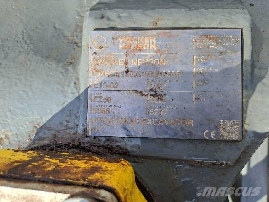 Wacker Neuson EZ50 履帶式 挖土機/掘鑿機/挖掘機
